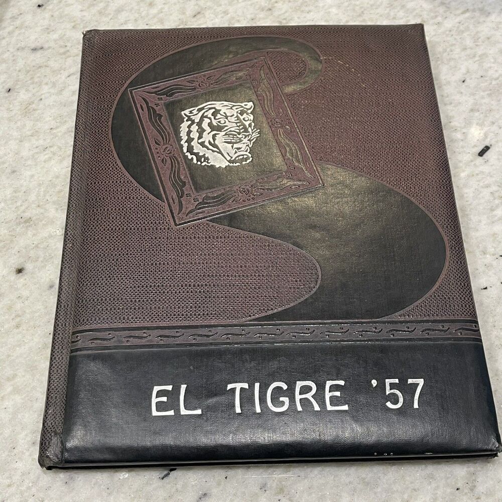Reydon High School Elementary Yearbook Annual 1957 Oklahoma El Tigre Tiger